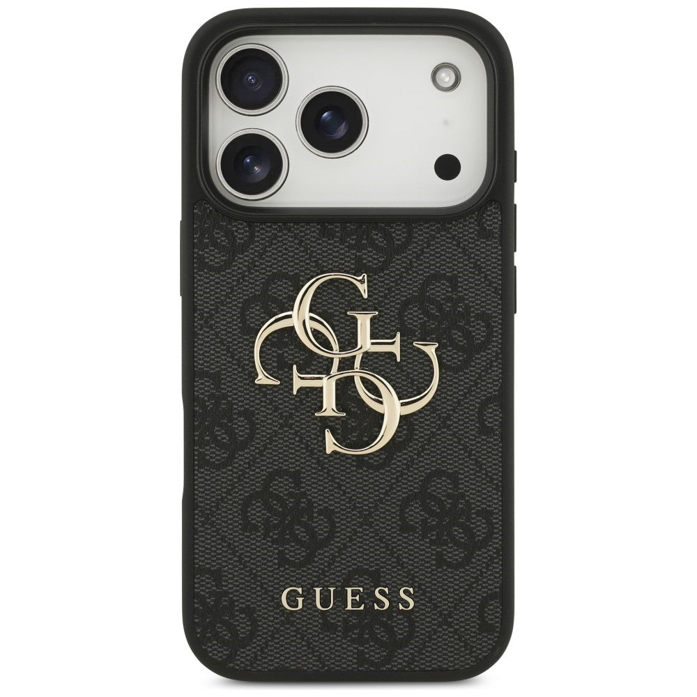 Guess iPhone 17 Pro/iPhone 18 Pro Skal 4G Big Logo Svart