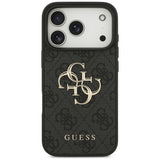 Guess iPhone 17 Pro/iPhone 18 Pro Skal 4G Big Logo Svart