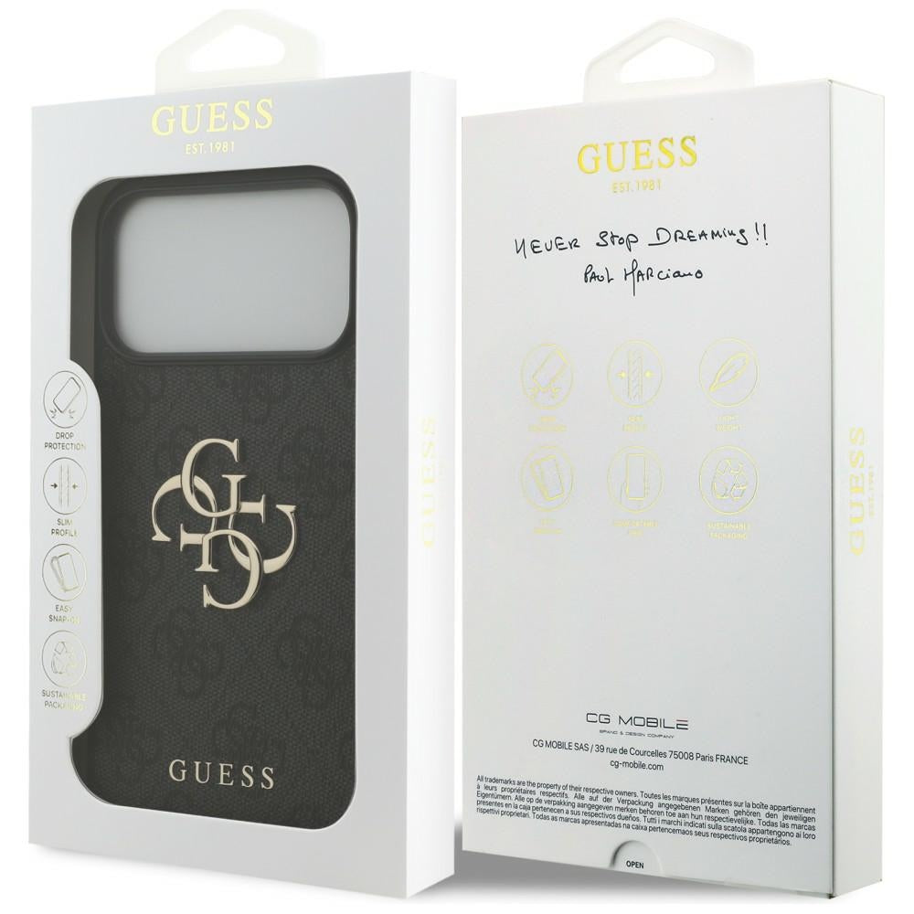 Guess iPhone 17 Pro Max/iPhone 18 Pro Max Skal 4G Big Logo Svart