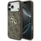 Guess iPhone 17 Pro/iPhone 18 Pro Skal 4G Big Logo Brun