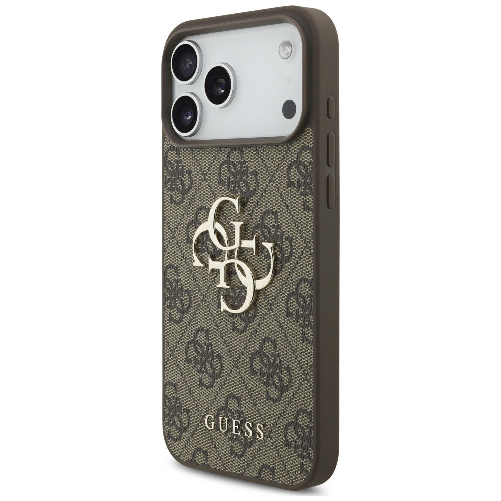 Guess iPhone 17 Pro/iPhone 18 Pro Skal 4G Big Logo Brun