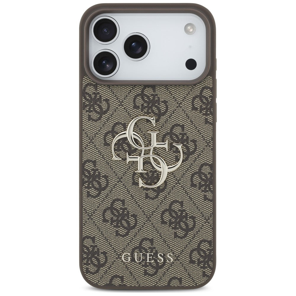 Guess iPhone 17 Pro/iPhone 18 Pro Skal 4G Big Logo Brun