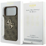 Guess iPhone 17 Pro/iPhone 18 Pro Skal 4G Big Logo Brun