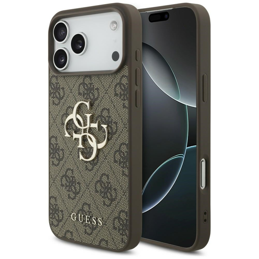 Guess iPhone 17 Pro Max/iPhone 18 Pro Max Skal 4G Big Logo Brun