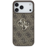 Guess iPhone 17 Pro Max/iPhone 18 Pro Max Skal 4G Big Logo Brun