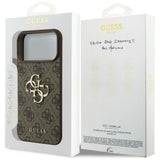 Guess iPhone 17 Pro Max/iPhone 18 Pro Max Skal 4G Big Logo Brun