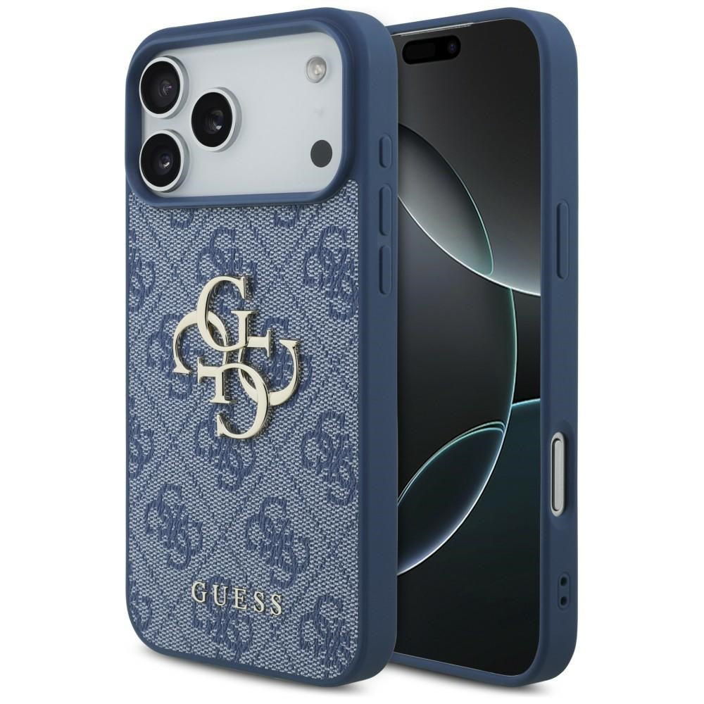 Guess iPhone 17 Pro Max/iPhone 18 Pro Max Skal 4G Big Logo Blå
