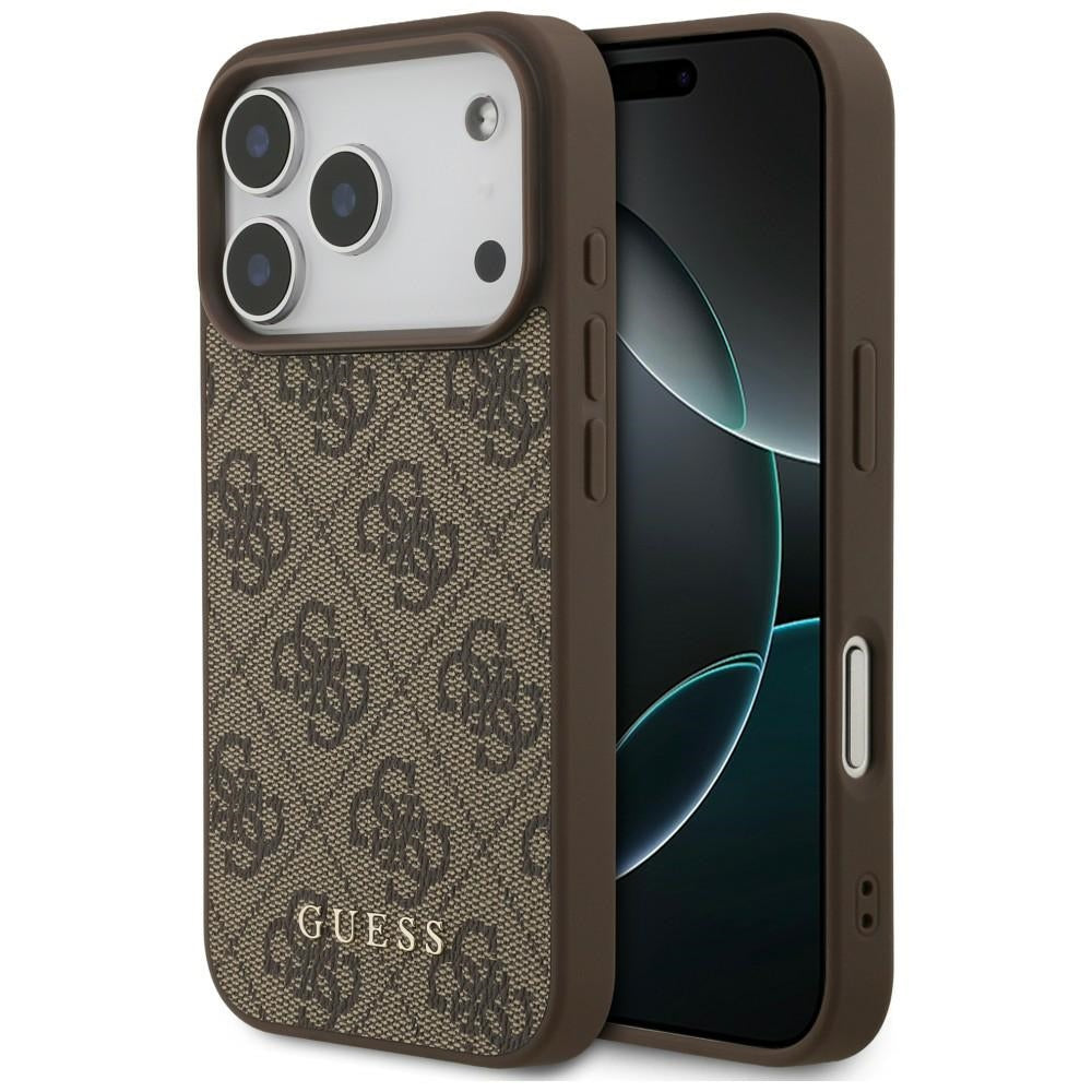 Guess iPhone 17 Pro/iPhone 18 Pro Skal 4G Classic Brun