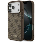 Guess iPhone 17 Pro/iPhone 18 Pro Skal 4G Classic Brun
