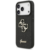 Guess iPhone 17 Pro/iPhone 18 Pro Skal Fixed Glitter Svart