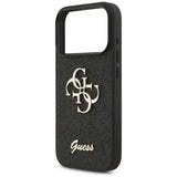 Guess iPhone 17 Pro/iPhone 18 Pro Skal Fixed Glitter Svart