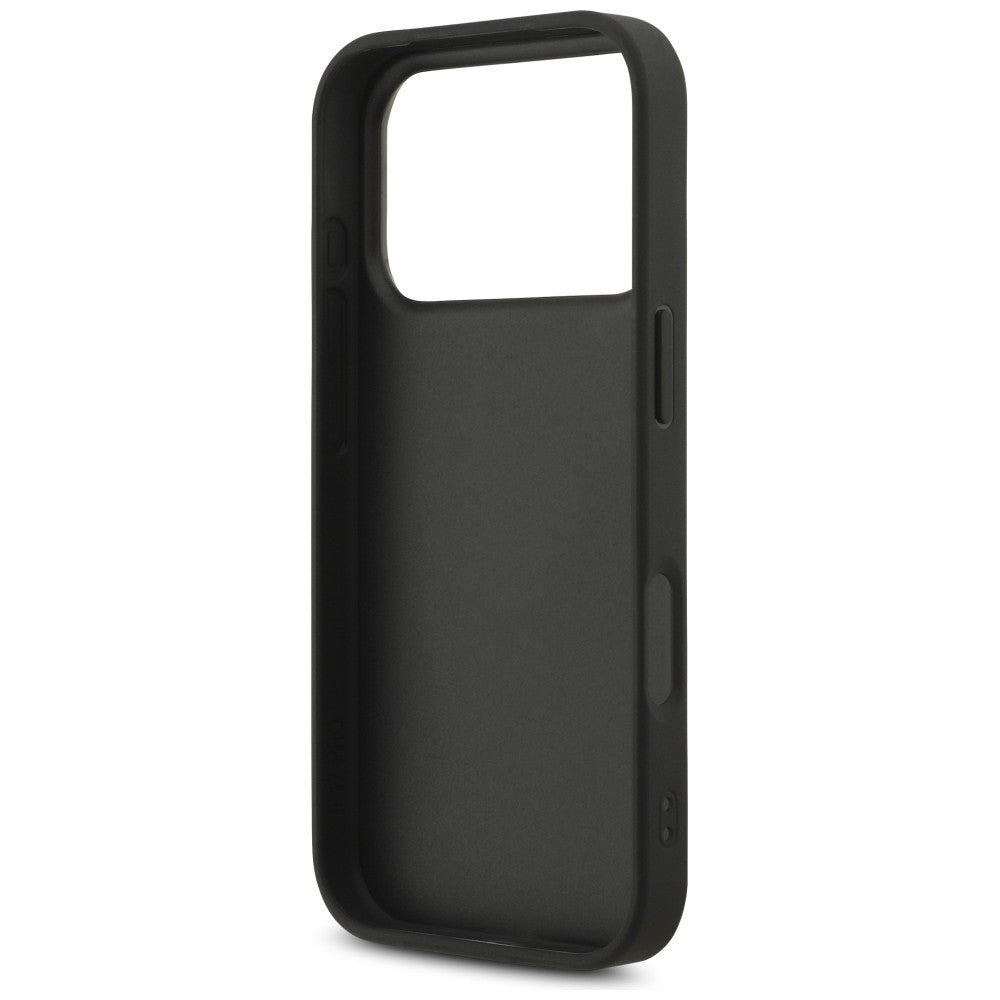 Guess iPhone 17 Pro/iPhone 18 Pro Skal Fixed Glitter Svart