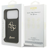 Guess iPhone 17 Pro/iPhone 18 Pro Skal Fixed Glitter Svart