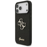 Guess iPhone 17 Pro Max/iPhone 18 Pro Max Skal Fixed Glitter Svart