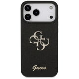 Guess iPhone 17 Pro Max/iPhone 18 Pro Max Skal Fixed Glitter Svart