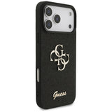 Guess iPhone 17 Pro Max/iPhone 18 Pro Max Skal Fixed Glitter Svart