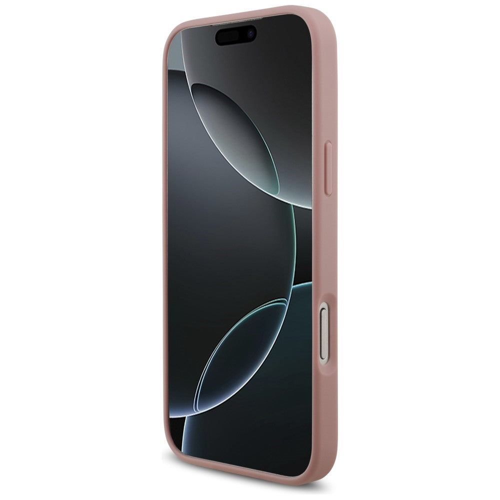 Guess iPhone 17 Pro Max/iPhone 18 Pro Max Skal Fixed Glitter Rosa