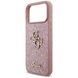 Guess iPhone 17 Pro Max/iPhone 18 Pro Max Skal Fixed Glitter Rosa