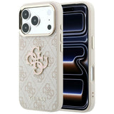 Guess iPhone 17 Pro Max/iPhone 18 Pro Max Skal 4G Resin Logo Rosa