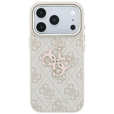 Guess iPhone 17 Pro Max/iPhone 18 Pro Max Skal 4G Resin Logo Rosa