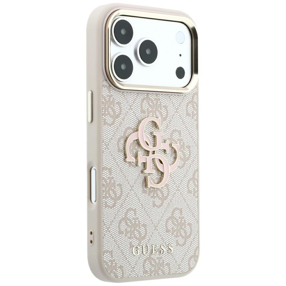 Guess iPhone 17 Pro Max/iPhone 18 Pro Max Skal 4G Resin Logo Rosa
