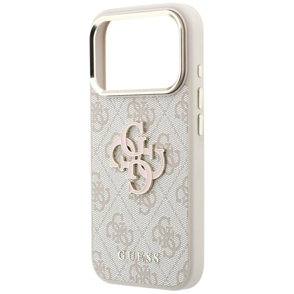 Guess iPhone 17 Pro Max/iPhone 18 Pro Max Skal 4G Resin Logo Rosa