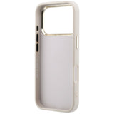 Guess iPhone 17 Pro/iPhone 18 Pro Skal 4G Resin Logo Rosa