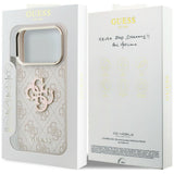 Guess iPhone 17 Pro/iPhone 18 Pro Skal 4G Resin Logo Rosa
