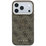 Guess iPhone 17 Pro Max/iPhone 18 Pro Max Skal 4G Resin Logo Brun