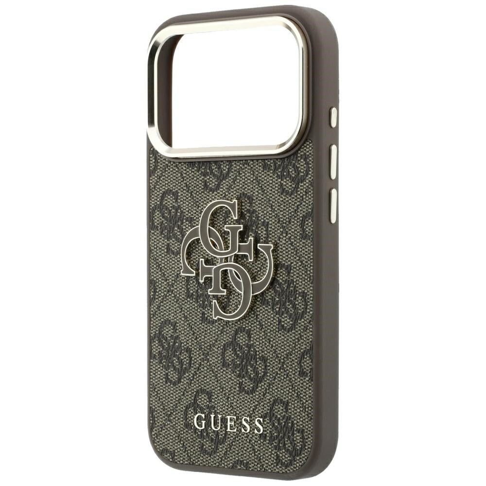 Guess iPhone 17 Pro Max/iPhone 18 Pro Max Skal 4G Resin Logo Brun
