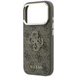 Guess iPhone 17 Pro Max/iPhone 18 Pro Max Skal 4G Resin Logo Brun