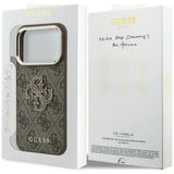 Guess iPhone 17 Pro/iPhone 18 Pro Skal 4G Resin Logo Brun