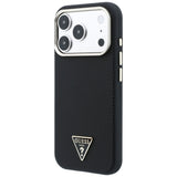 Guess iPhone 17 Pro/iPhone 18 Pro Skal Kevlar Triangle Logo Svart