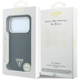 Guess iPhone 17 Pro/iPhone 18 Pro Skal Kevlar Triangle Logo Svart