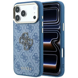 Guess iPhone 17 Pro Max/iPhone 18 Pro Max Skal 4G Resin Logo Blå