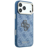 Guess iPhone 17 Pro Max/iPhone 18 Pro Max Skal 4G Resin Logo Blå