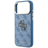 Guess iPhone 17 Pro/iPhone 18 Pro Skal 4G Resin Logo Blå