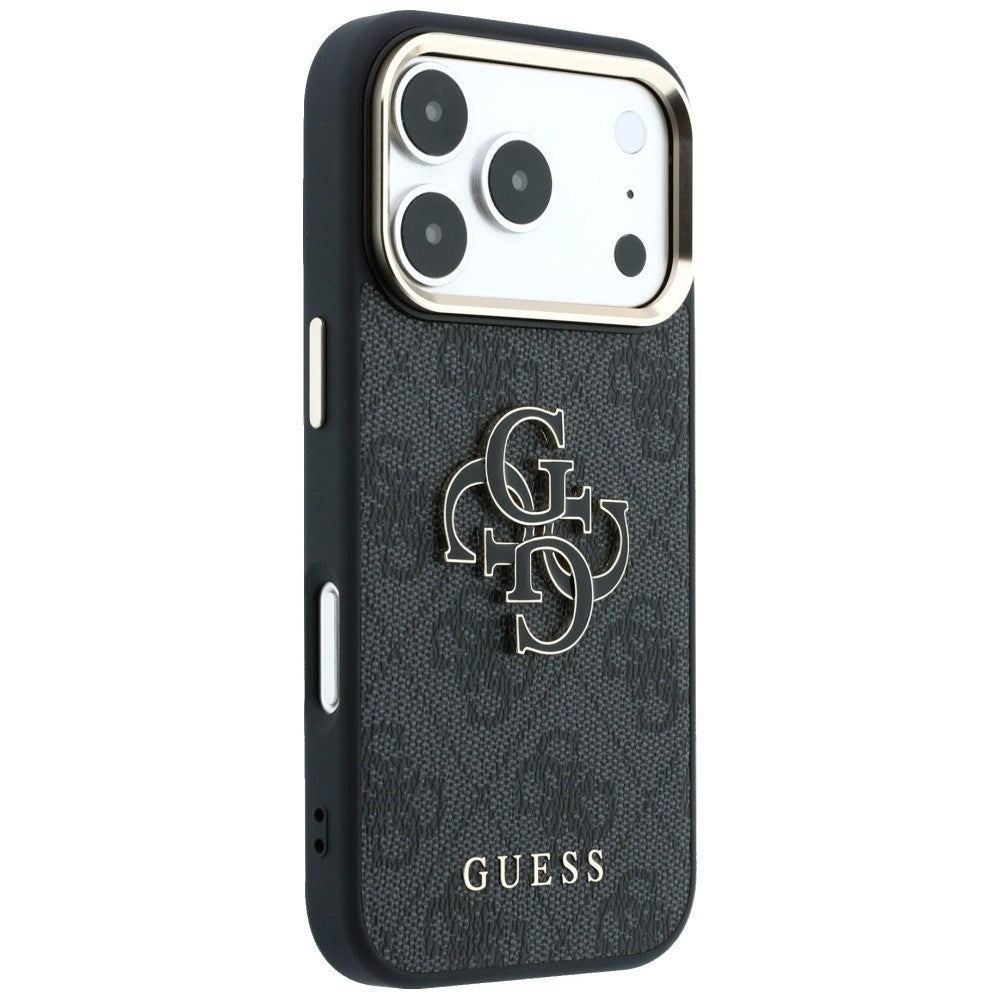 Guess iPhone 17 Pro Max/iPhone 18 Pro Max Skal 4G Resin Logo Svart