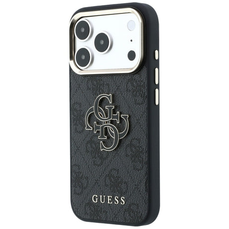 Guess iPhone 17 Pro/iPhone 18 Pro Skal 4G Resin Logo Svart
