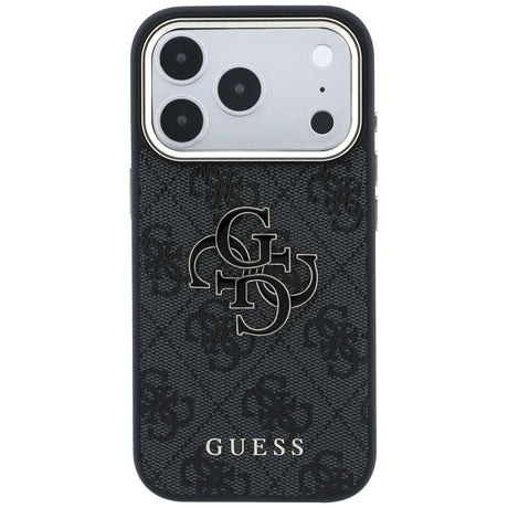 Guess iPhone 17 Pro/iPhone 18 Pro Skal 4G Resin Logo Svart