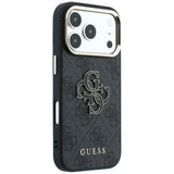 Guess iPhone 17 Pro/iPhone 18 Pro Skal 4G Resin Logo Svart