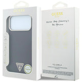Guess iPhone 17 Pro/iPhone 18 Pro Skal Kevlar Triangle Logo Burgundy