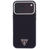 Guess iPhone 17 Pro Max/iPhone 18 Pro Max Skal Kevlar Triangle Logo Burgundy