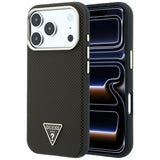 Guess iPhone 17 Pro Max/iPhone 18 Pro Max Skal Kevlar Triangle Logo Brun