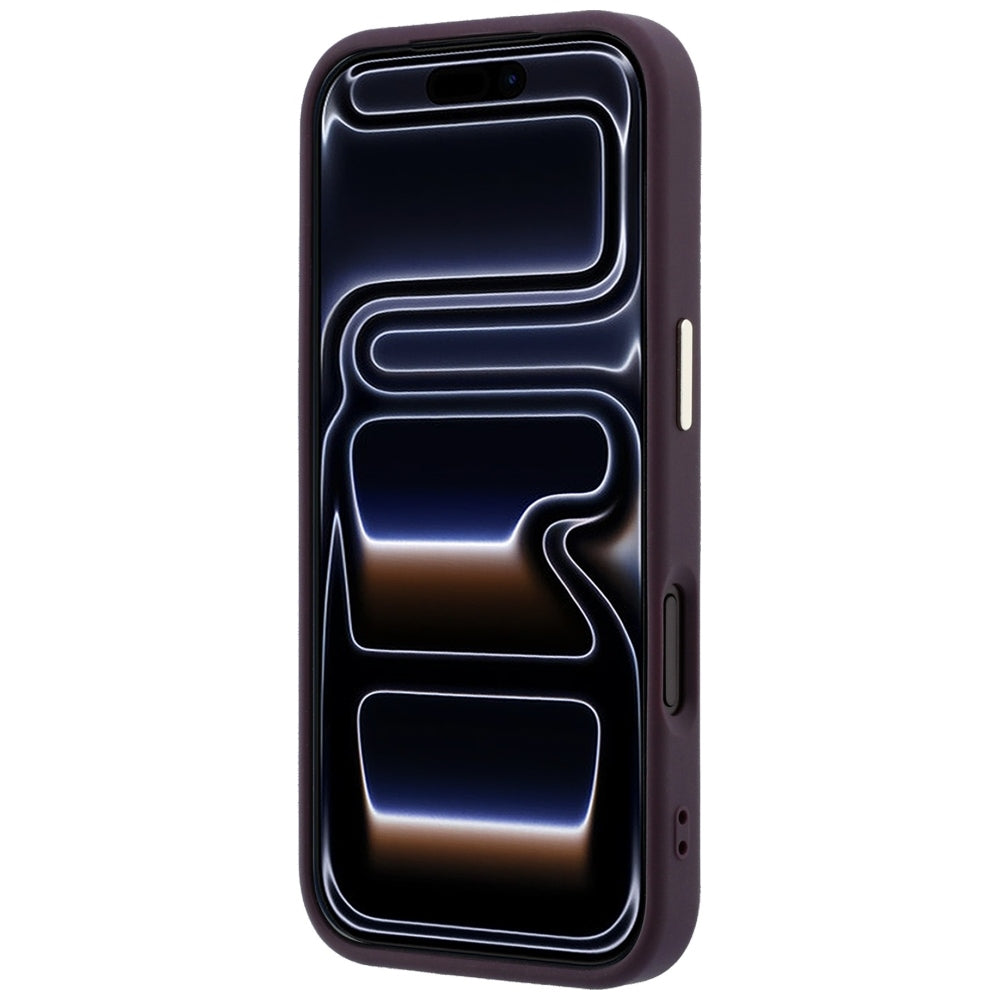 Guess iPhone 17 Pro/iPhone 18 Pro Skal Saffiano 4G Classic Logo Burgundy