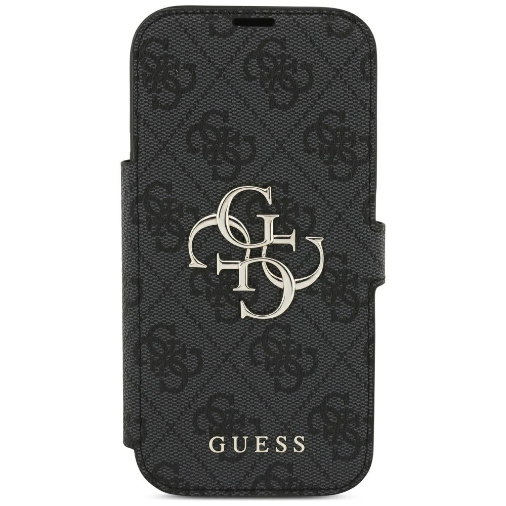 Guess iPhone 17 Pro/iPhone 18 Pro Fodral Book 4G Metal Logo Svart