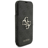 Guess iPhone 17 Pro/iPhone 18 Pro Fodral Book 4G Metal Logo Svart