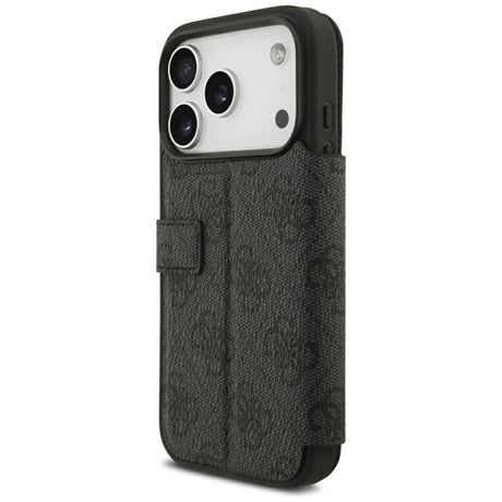 Guess iPhone 17 Pro/iPhone 18 Pro Fodral Book 4G Metal Logo Svart