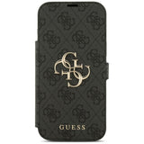 Guess iPhone 17 Pro Max/iPhone 18 Pro Max Fodral Book 4G Metal Logo Svart