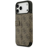 Guess iPhone 17 Pro Max/iPhone 18 Pro Max Fodral Book 4G Metal Logo Brun